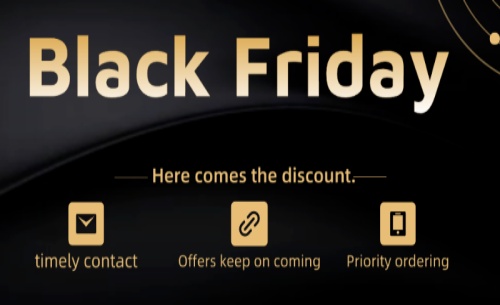 Black Friday discounts (20%-30%)